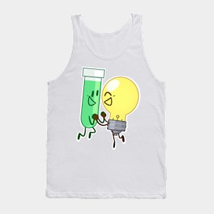 Test Tube x Lightbulb (Inanimate Insanity) Tank Top